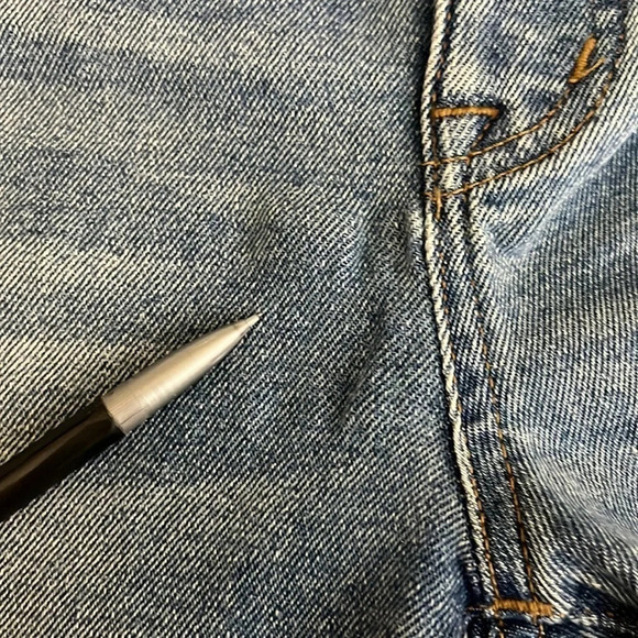 Madewell 10" High Rise Skinny Crop Jeans in Horne Wash - Size 24 - Picture 12 of 12